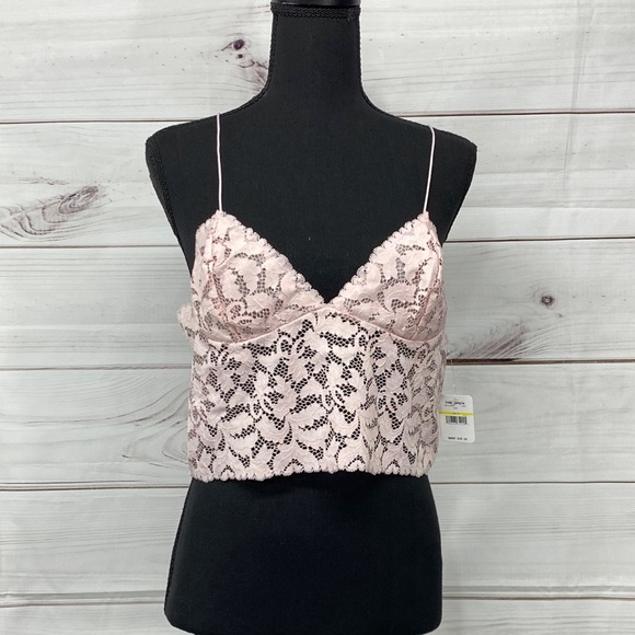 NWT Intimately Free People Sheer Lace Bralette - Picture 2 of 6